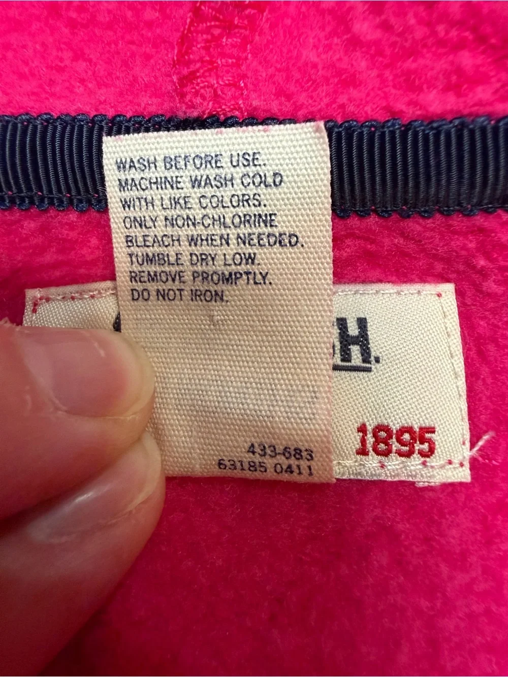 OshKosh B’gosh 18M Pink Ruffle Zip Hoodie Sweatshirt Jacket Hooded Fleece Floral